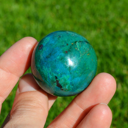 Chrysokoll Malachit Kugel