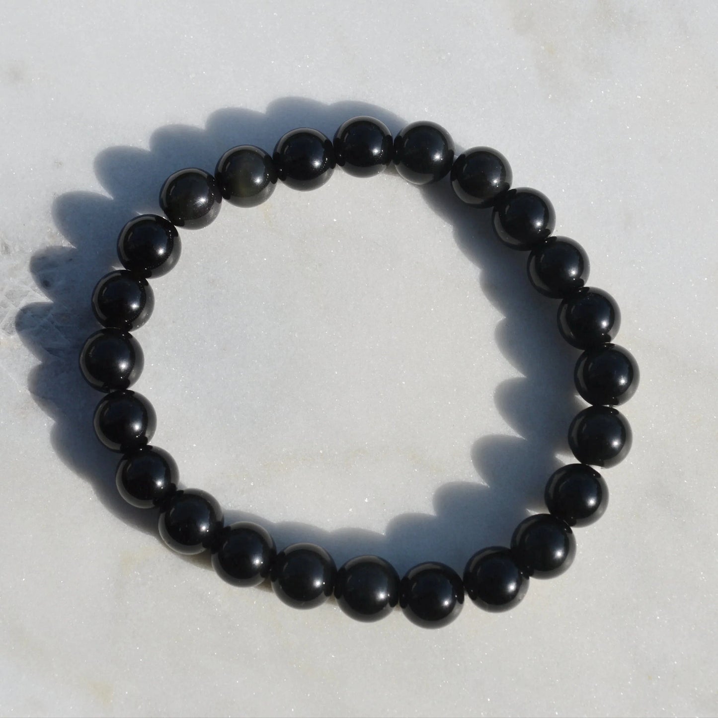 Regenbogen-Obsidian Armband - 4mm, 6mm, 8mm