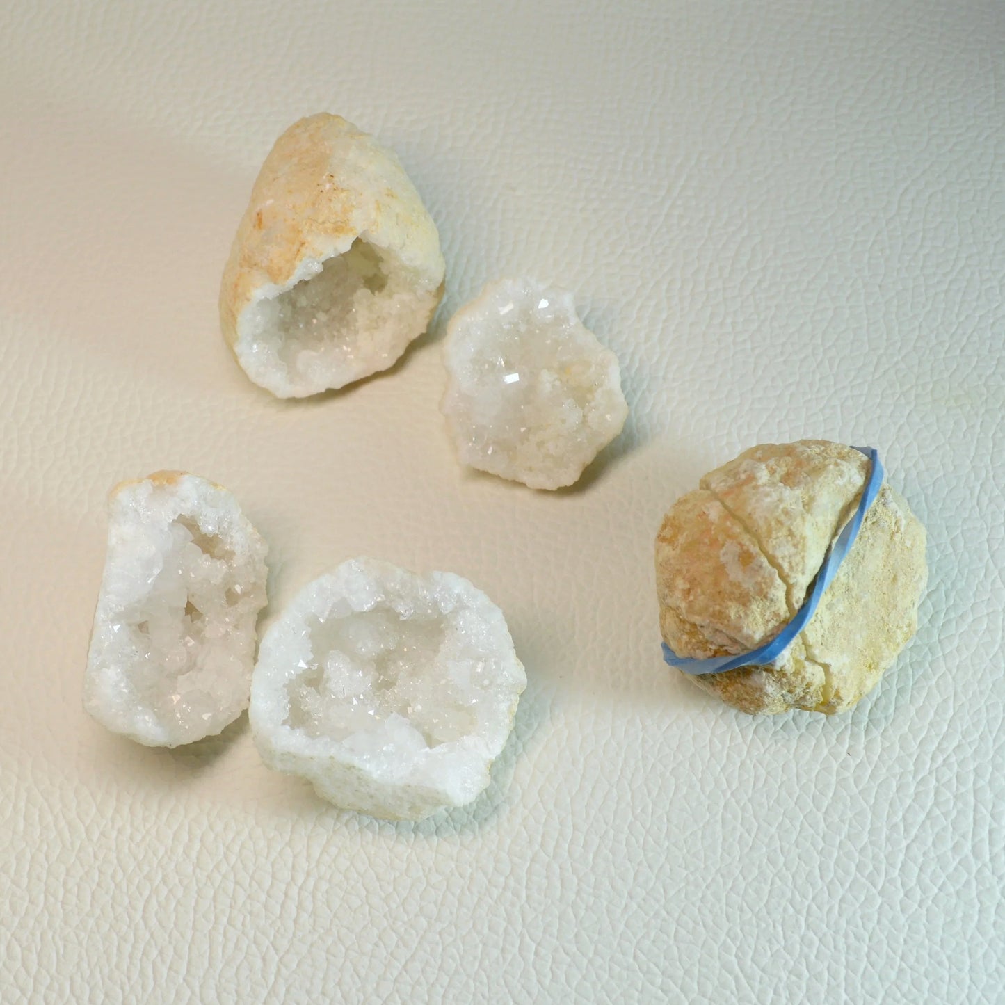 Quarz Geode - geöffnet