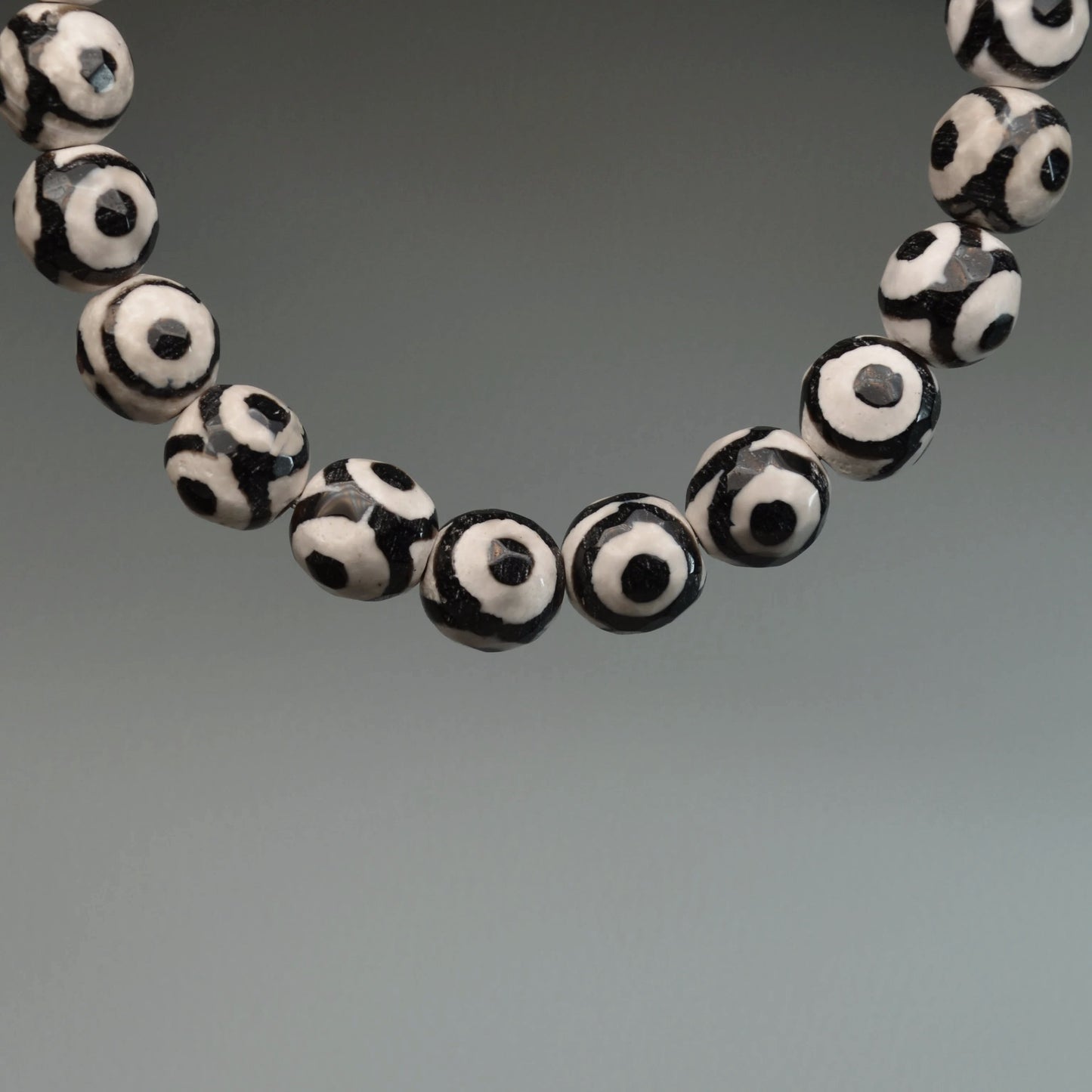 Augen Achat Armband (facettiert) - 8mm