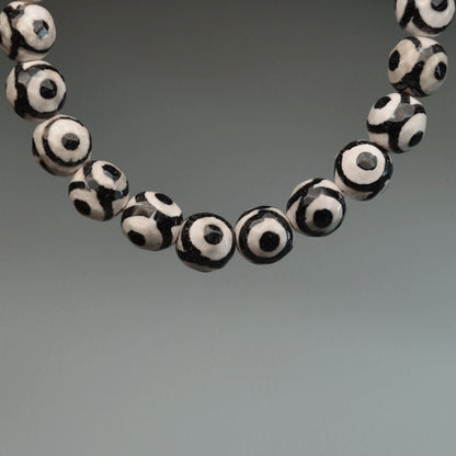 Augen Achat Armband (facettiert) - 8mm