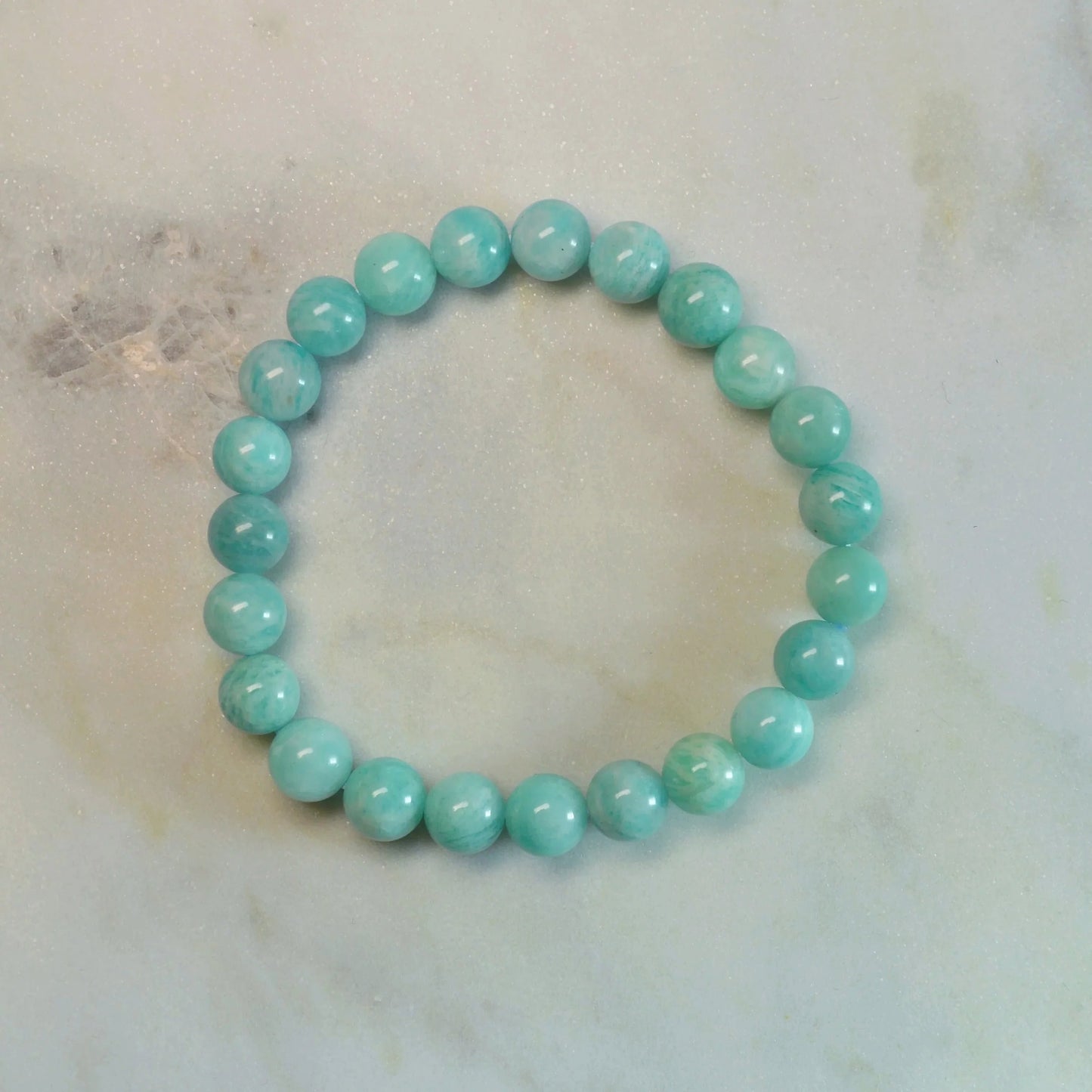 Amazonit Armband - 6mm, 8mm