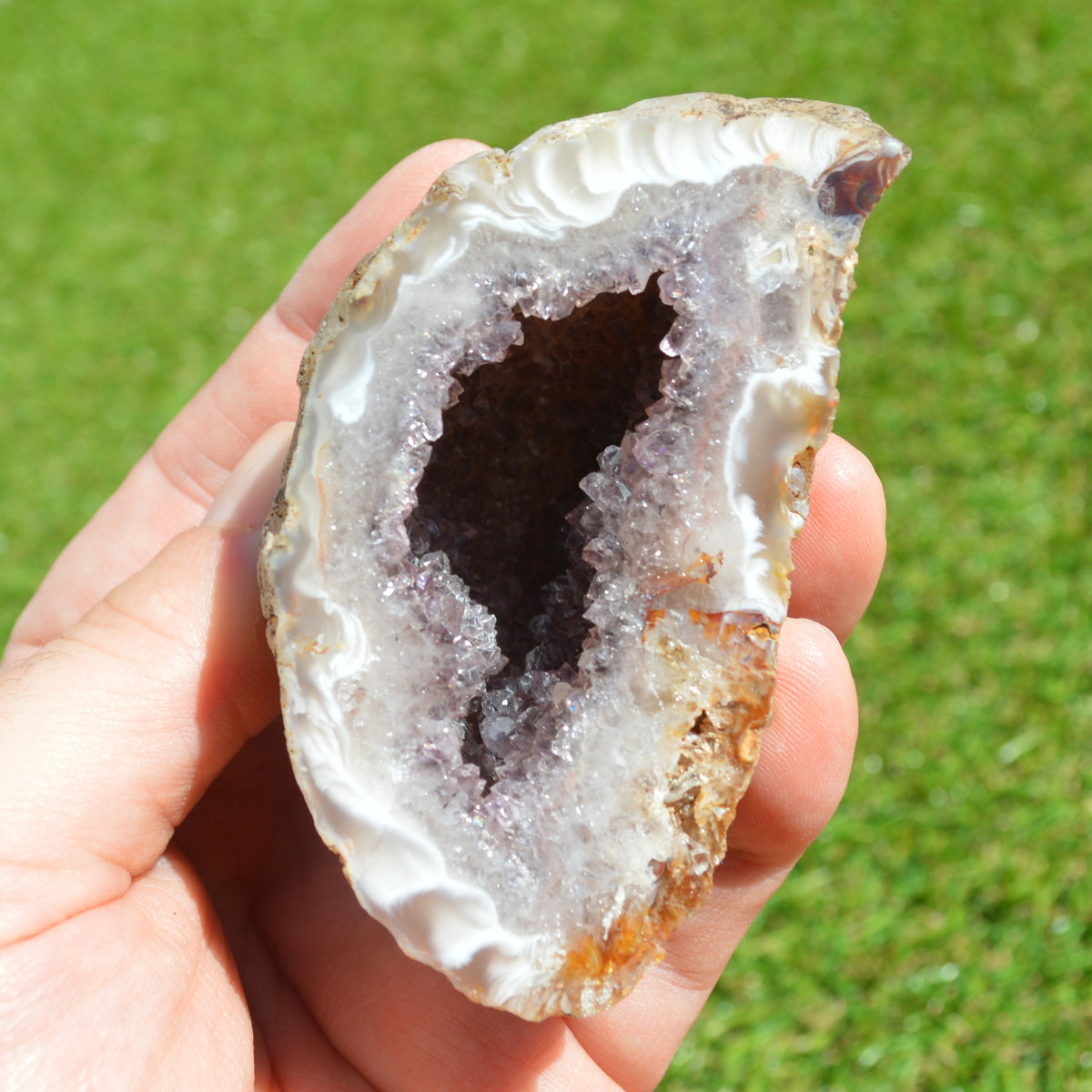 Amethyst-Achatgeode
