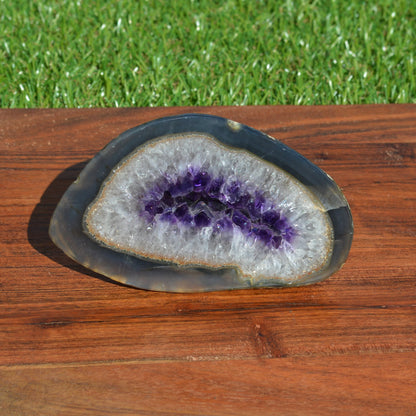 Amethyst-Achat Geode