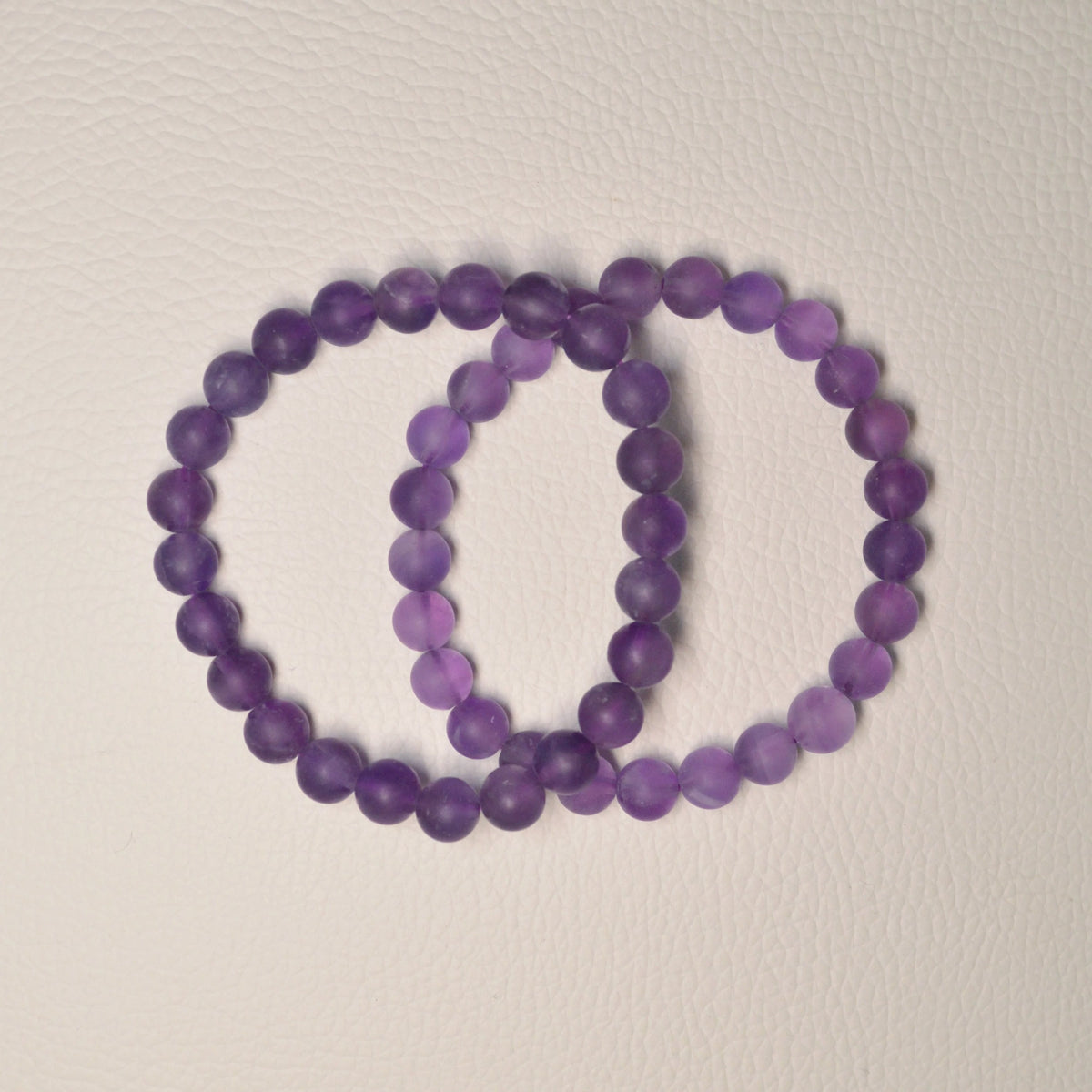 Amethyst Armband (Matt) - 8mm