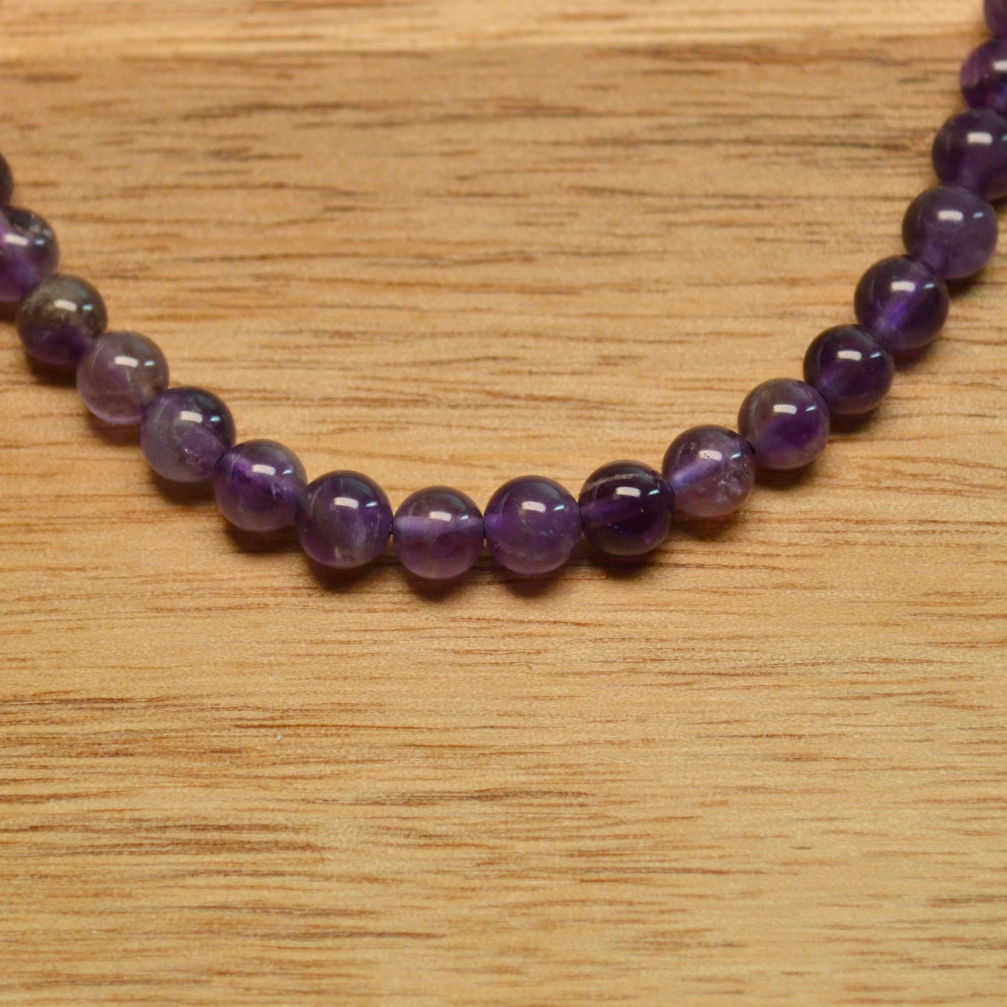 Amethyst Fußkettchen - 4mm