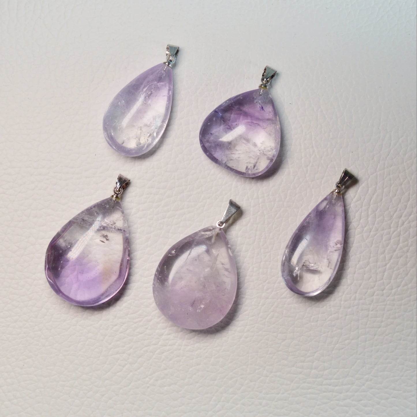 Amethystquarz Tropfen Anhänger