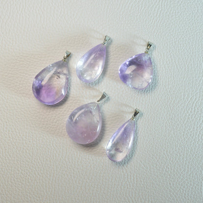 Amethystquarz Tropfen Anhänger