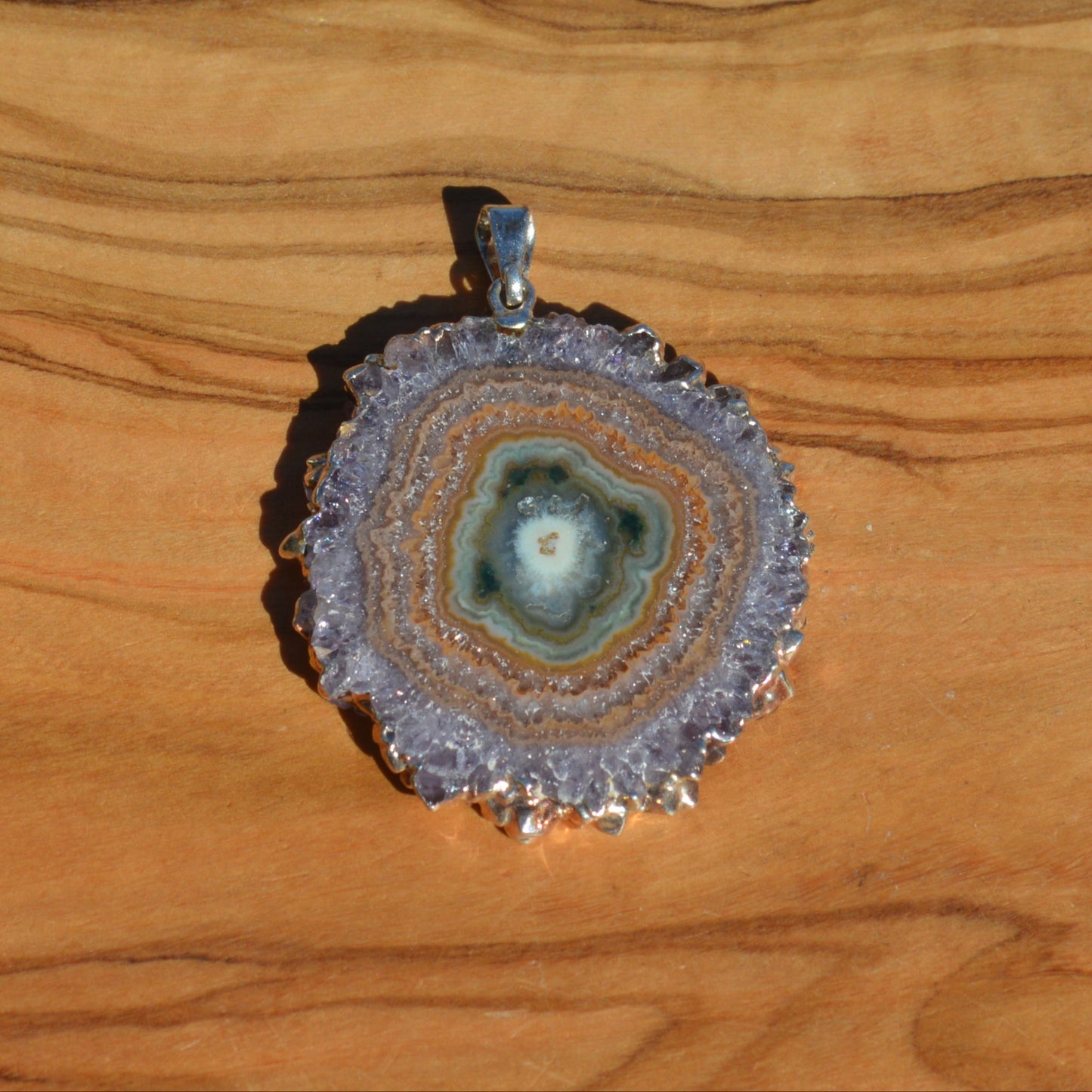 Amethyst Stalaktit Anhänger