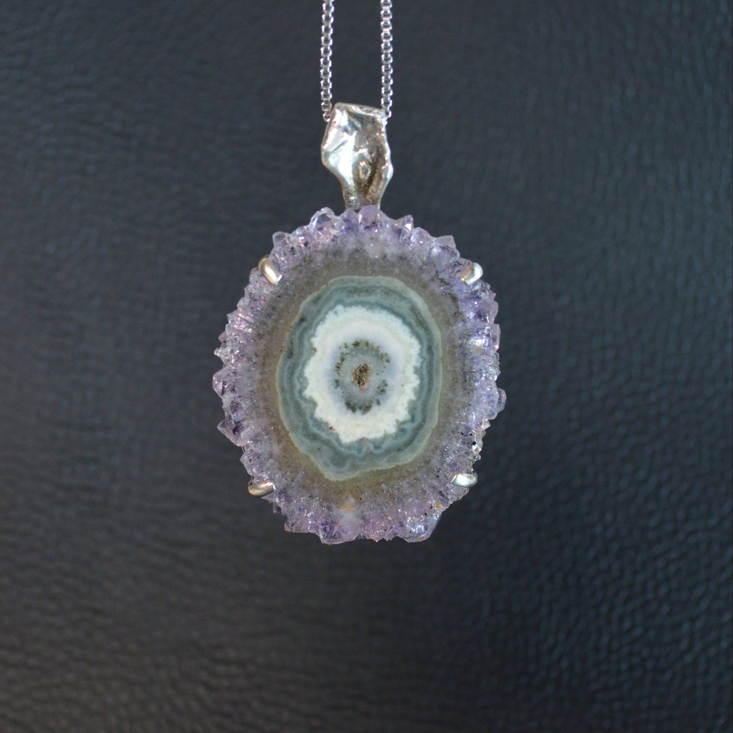 Amethyst Stalaktit Anhänger