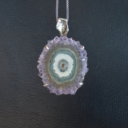 Amethyst Stalaktit Anhänger