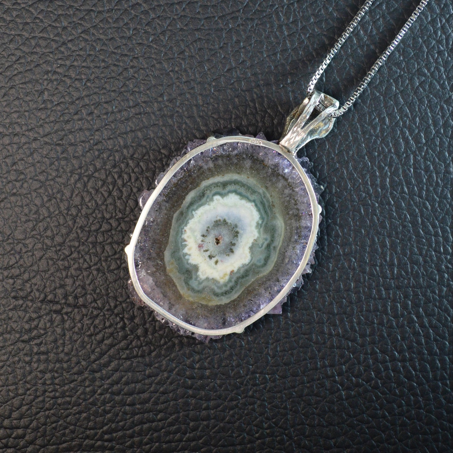 Amethyst Stalaktit Anhänger