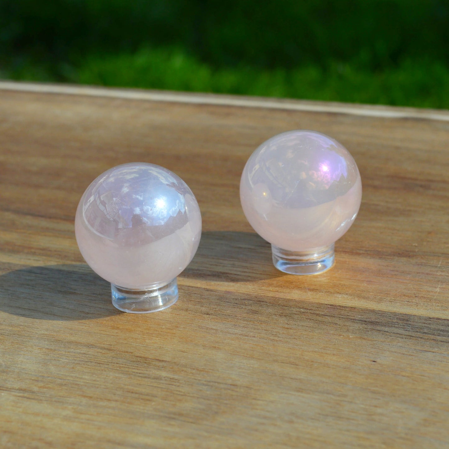 Aura Rosenquarz Kugel 30mm