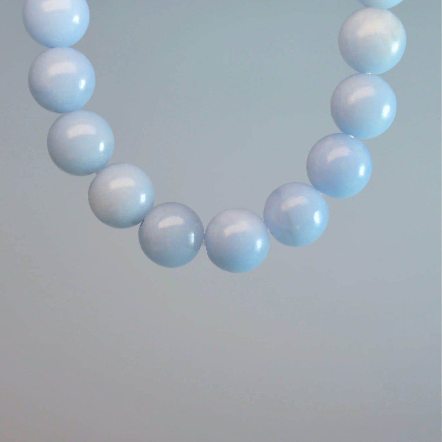 Angelit Armband - 6mm, 8mm