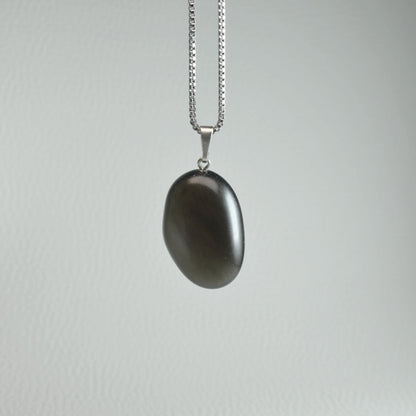 Rauch-Obsidian (Apachenträne) Anhänger