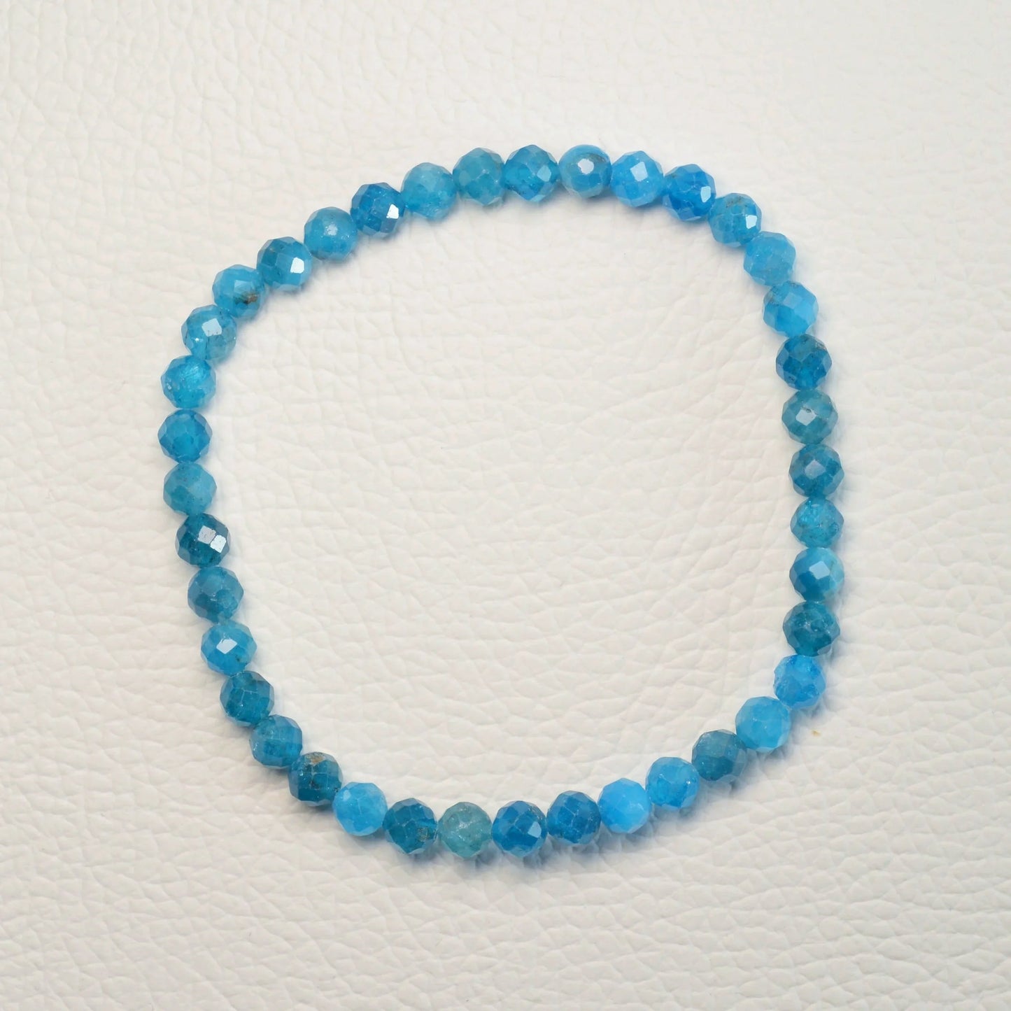 Apatit Armband (facettiert) - 5mm