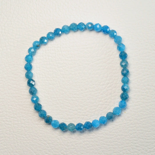 Apatit Armband (facettiert) - 5mm