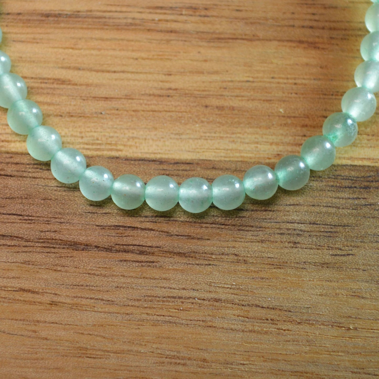 Grüner Aventurin Fußkettchen - 4mm