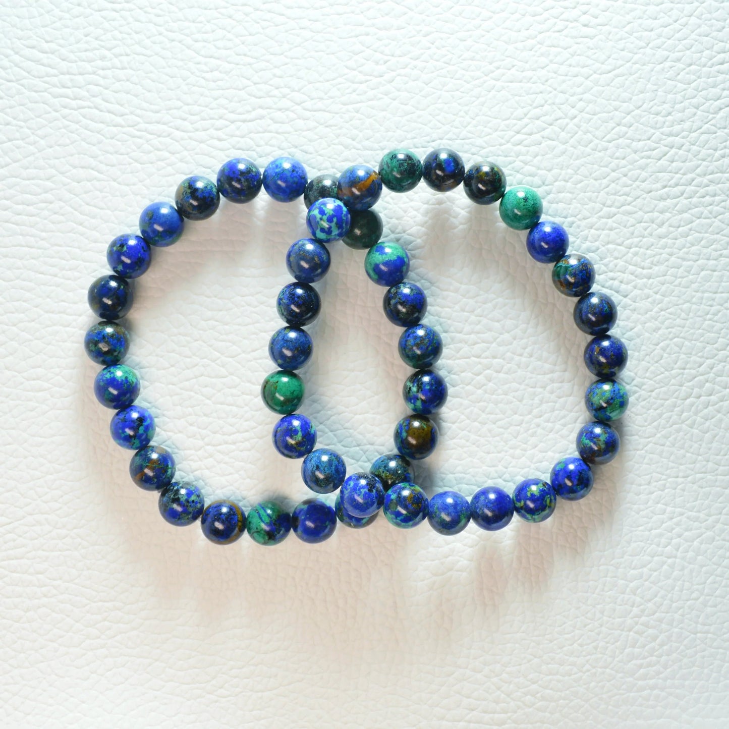 Azurit Malachit Armband - 6mm, 8mm