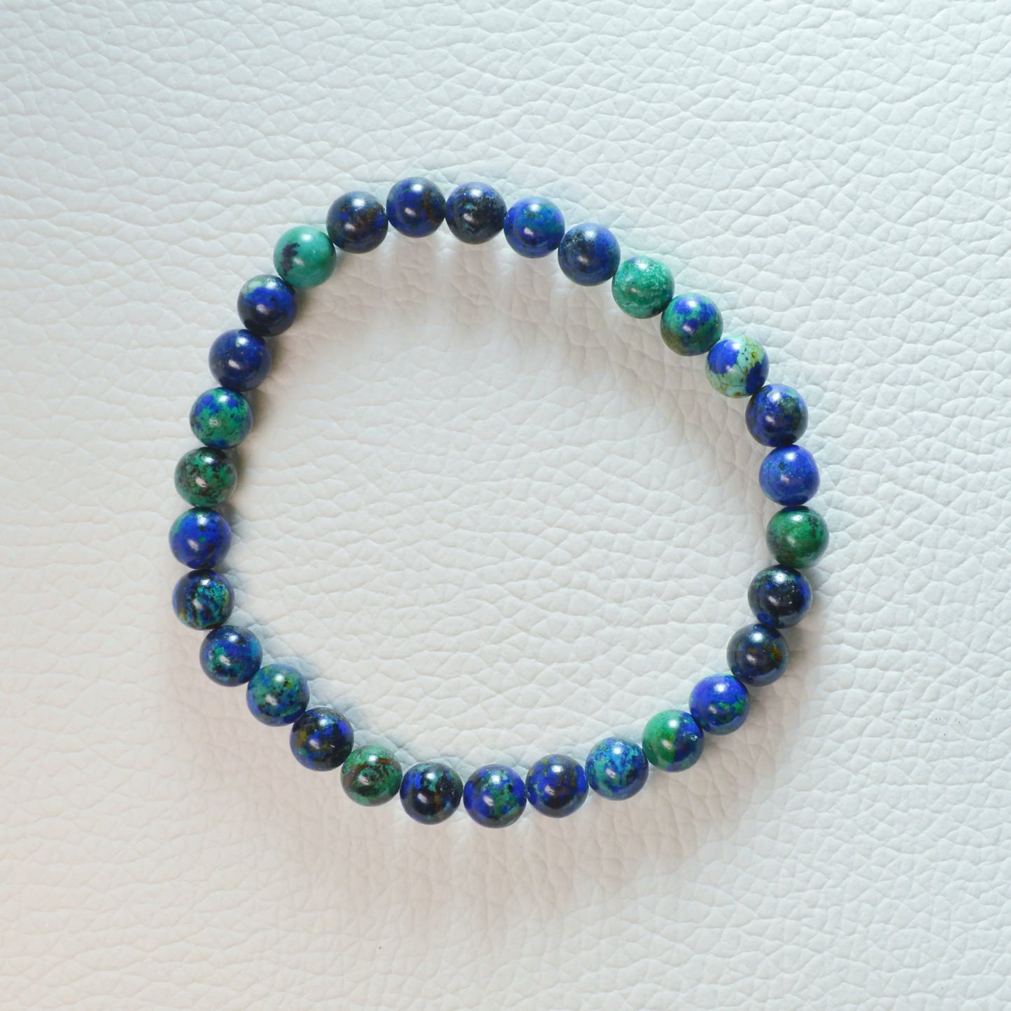 Azurit Malachit Armband - 6mm, 8mm