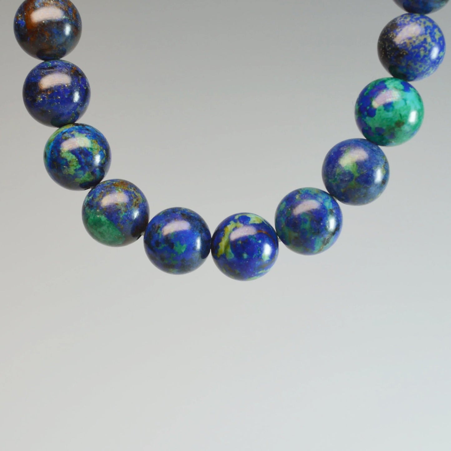 Azurit Malachit Armband - 6mm, 8mm