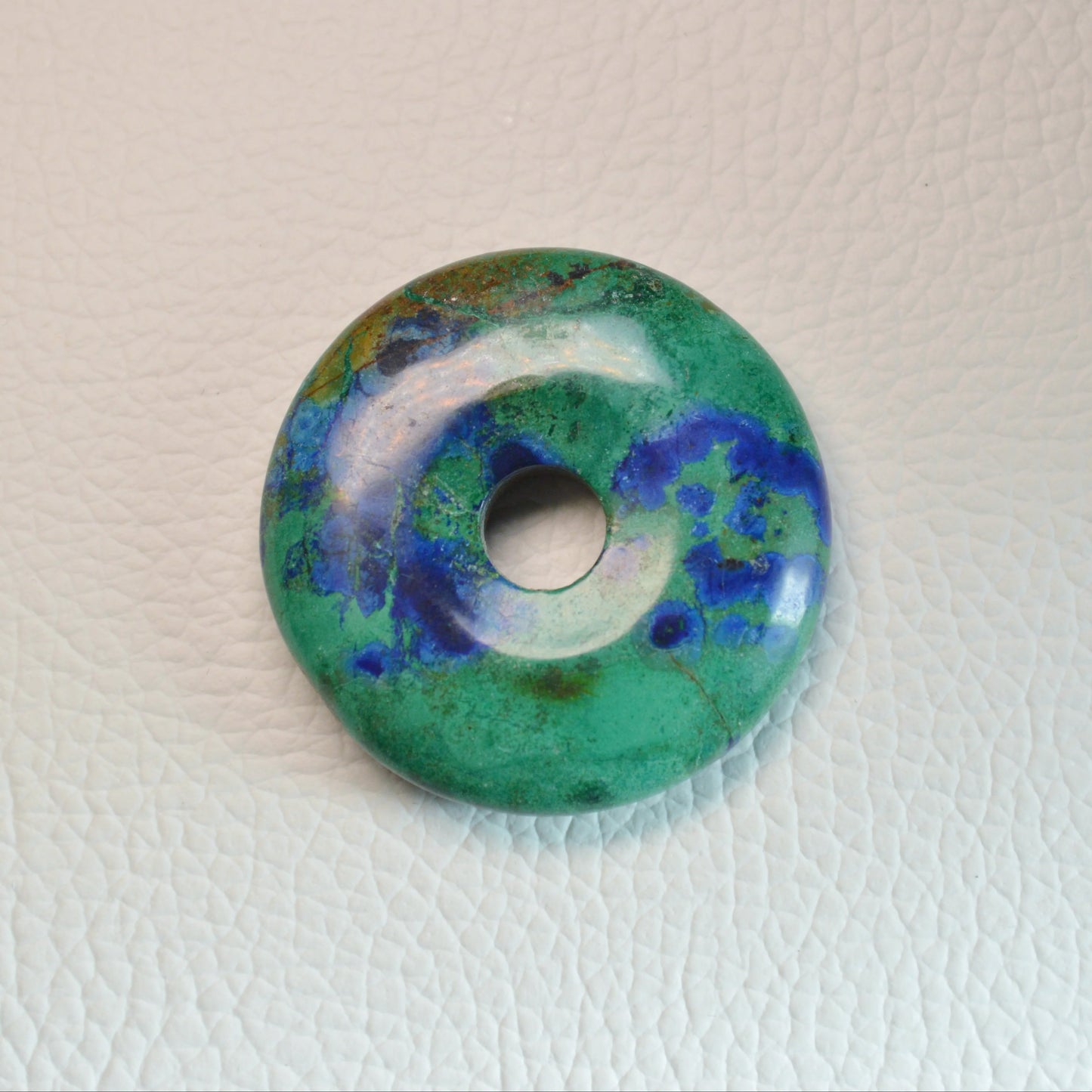 Azurit-Malachit Donut - 38mm