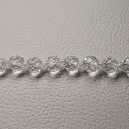 Bergkristall Halskette (facettiert) 45cm - 8mm