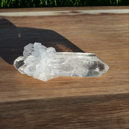 Cluster Bergkristall Doppelender