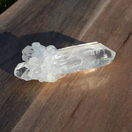 Cluster Bergkristall Doppelender