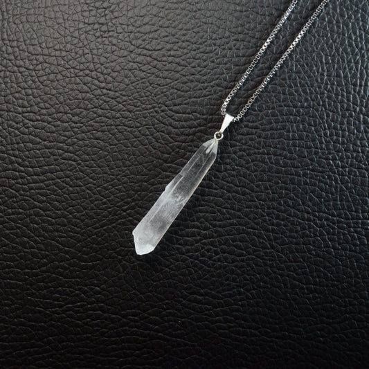 Bergkristall Doppelender Anhänger