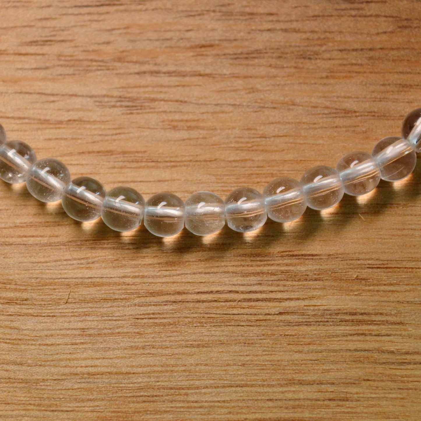 Bergkristall Fußkettchen - 4mm