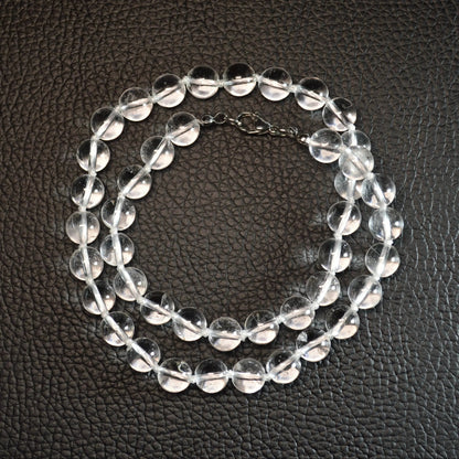 Bergkristall Halskette 45cm - 8mm