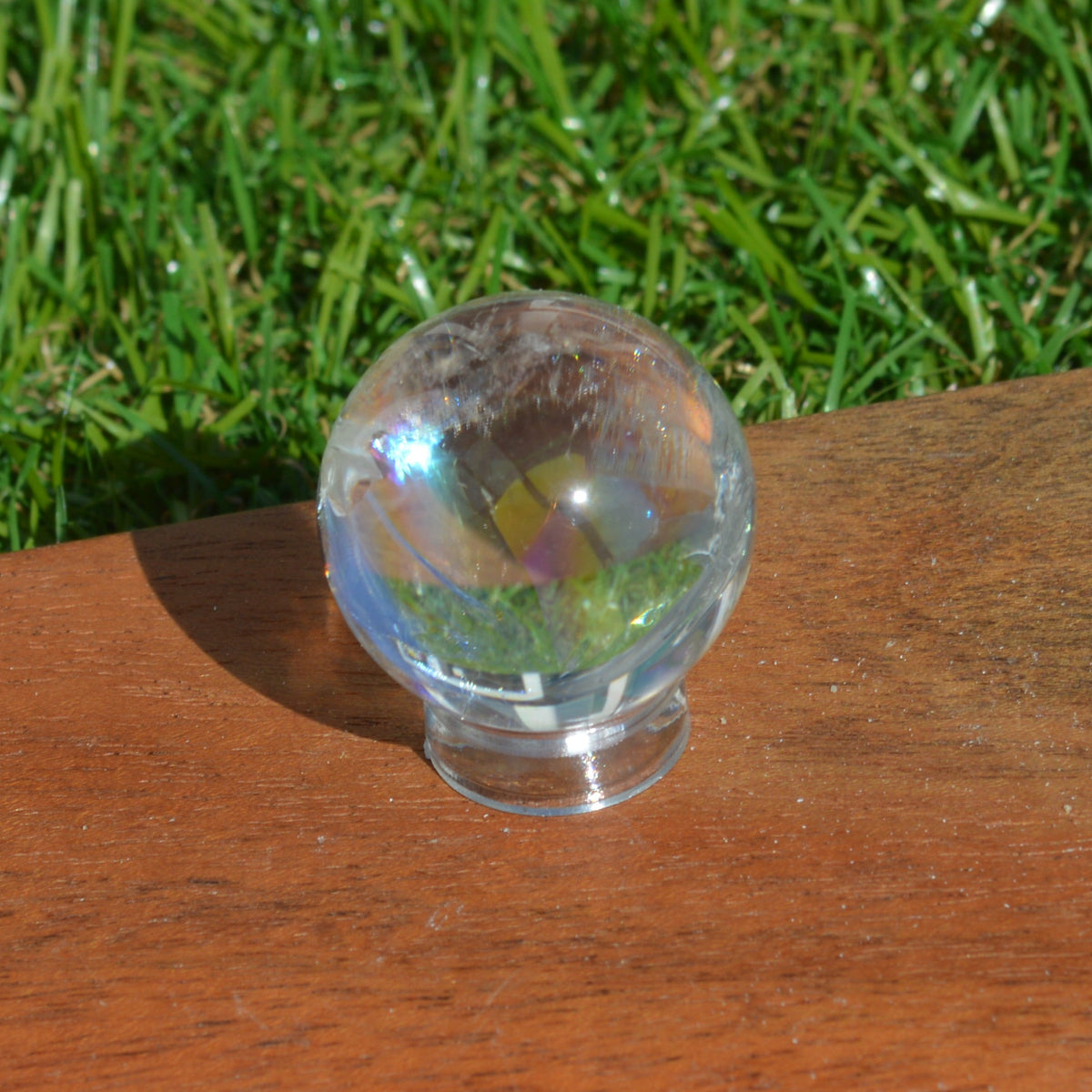 Regenbogen Bergkristall Kugel 26mm