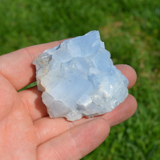 Blauer Calcit Rohstein