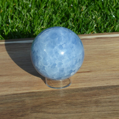 Blauer Calcit Kugel