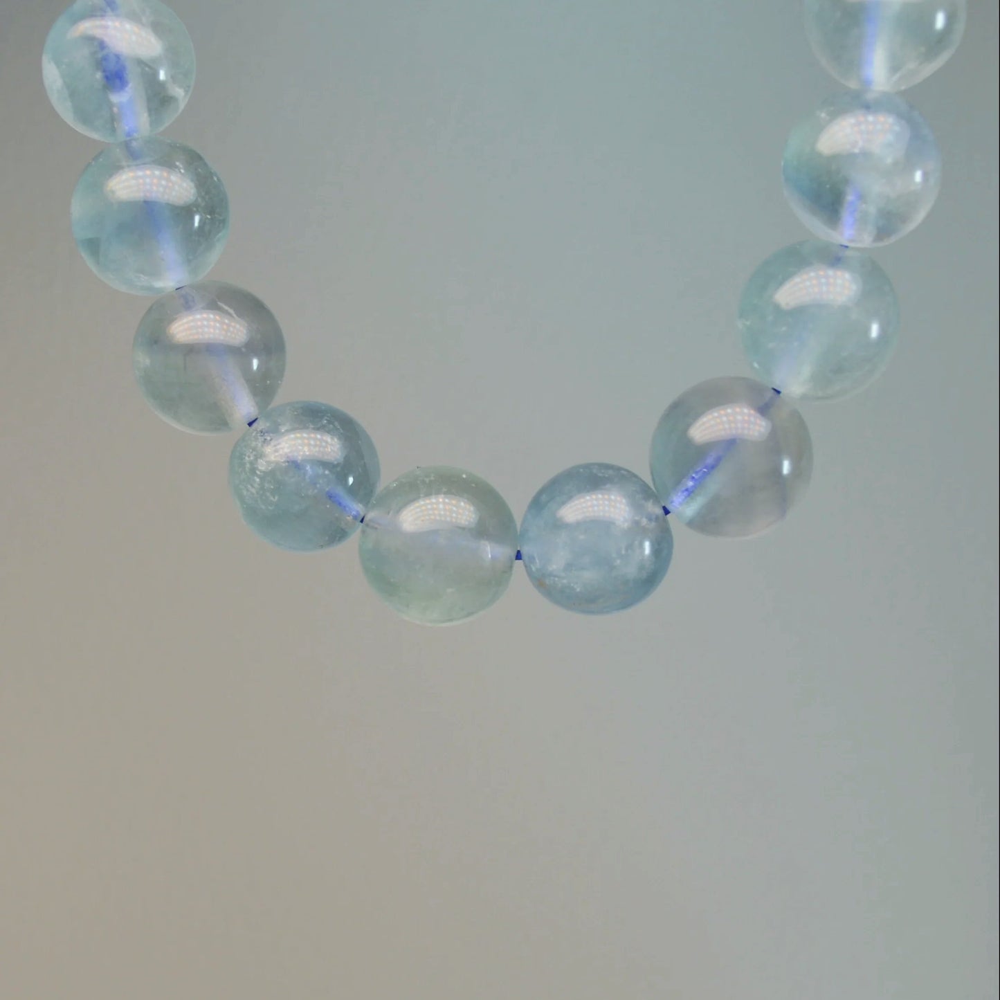 Blauer Fluorit Armband - 8mm