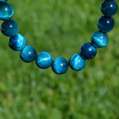 Blaues Tigerauge Armband - 8mm