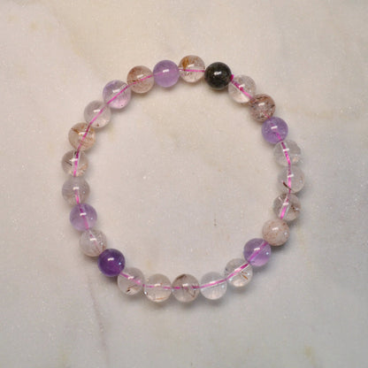 Cacoxenit Armband - 6mm, 8mm