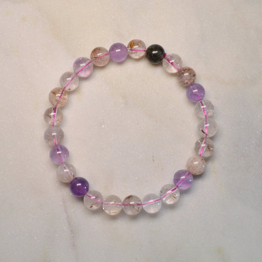 Cacoxenit Armband - 6mm, 8mm