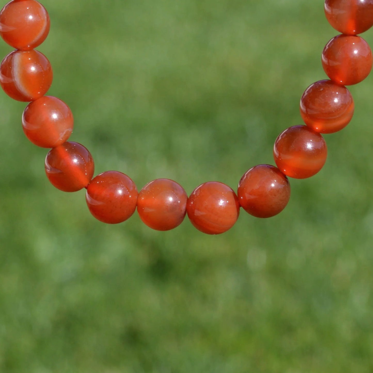 Roter Karneol Armband - 6mm, 8mm