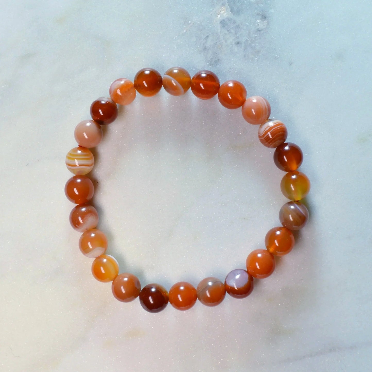 Karneol Armband - 8mm