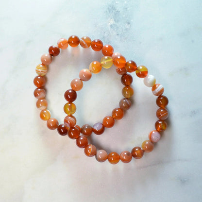 Karneol Armband - 8mm