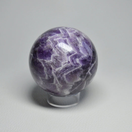 Chevron-Amethyst Kugel 63mm