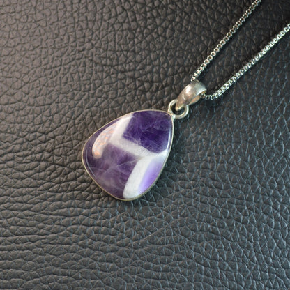 Chevron Amethyst Anhänger