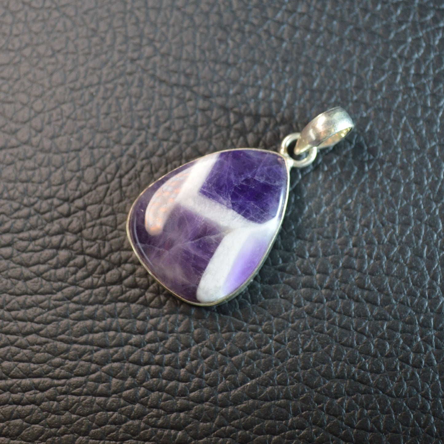 Chevron Amethyst Anhänger