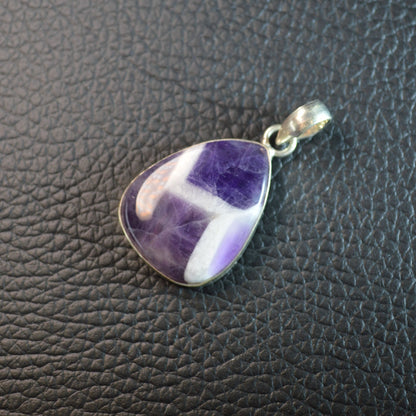 Chevron Amethyst Anhänger