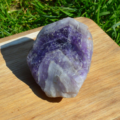 Chevron-Amethyst Rohstein