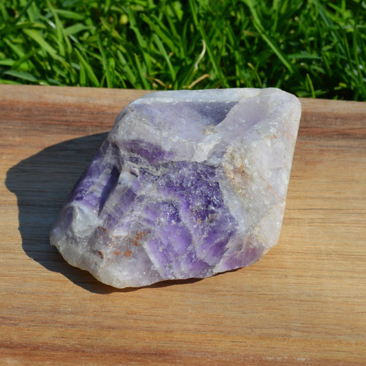 Chevron-Amethyst Rohstein