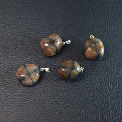 Chiastolith (Kreuzstein) Anhänger