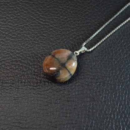 Chiastolith (Kreuzstein) Anhänger